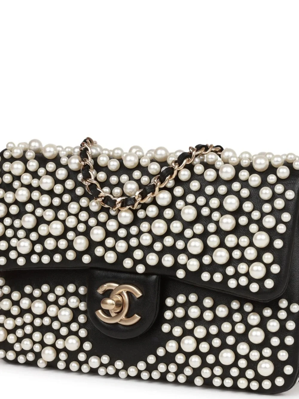 CHANEL Pearl Mini Flap Bag